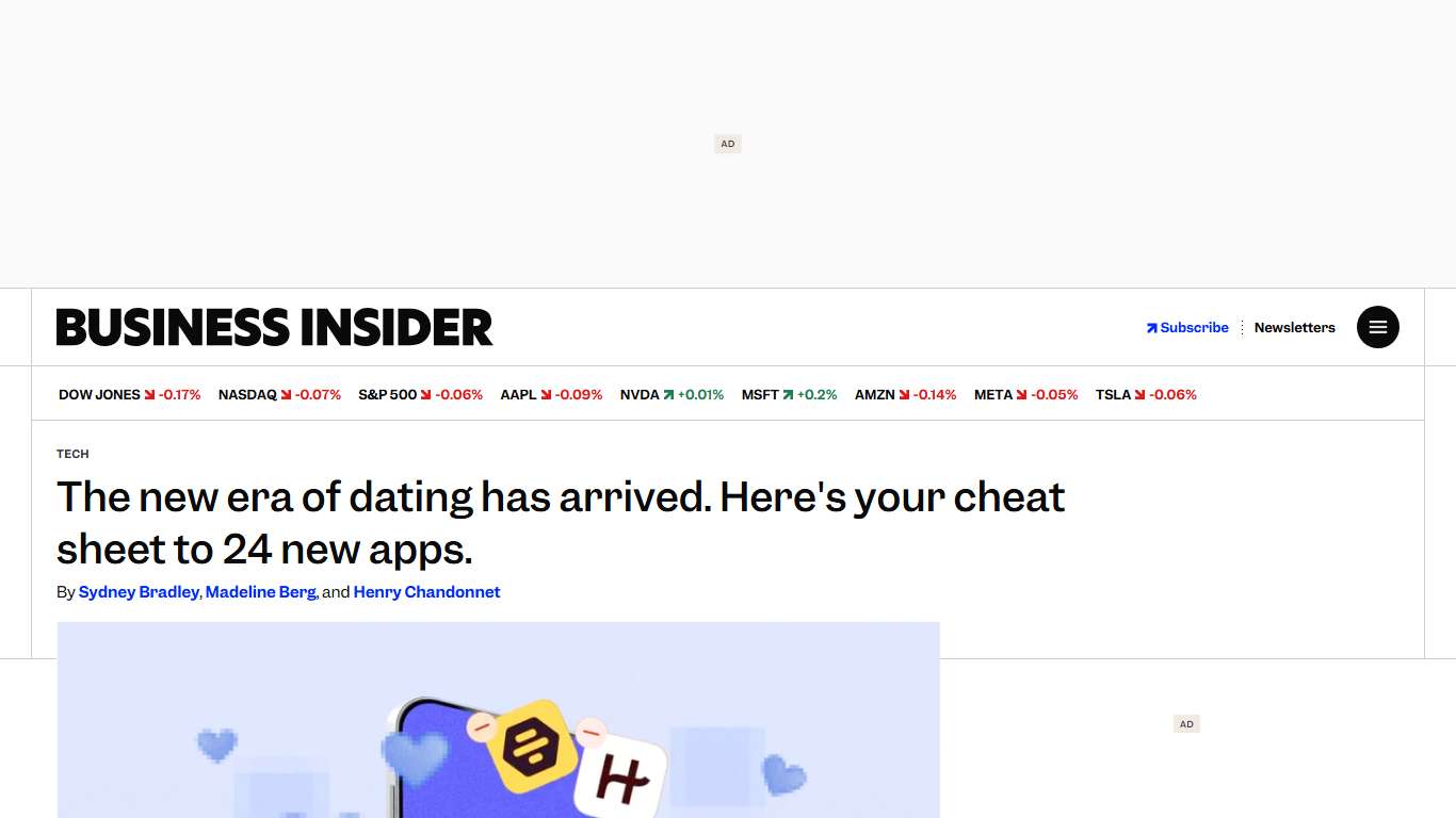 Sick of Tinder and Bumble? Try These New Dating Apps - Business Insider